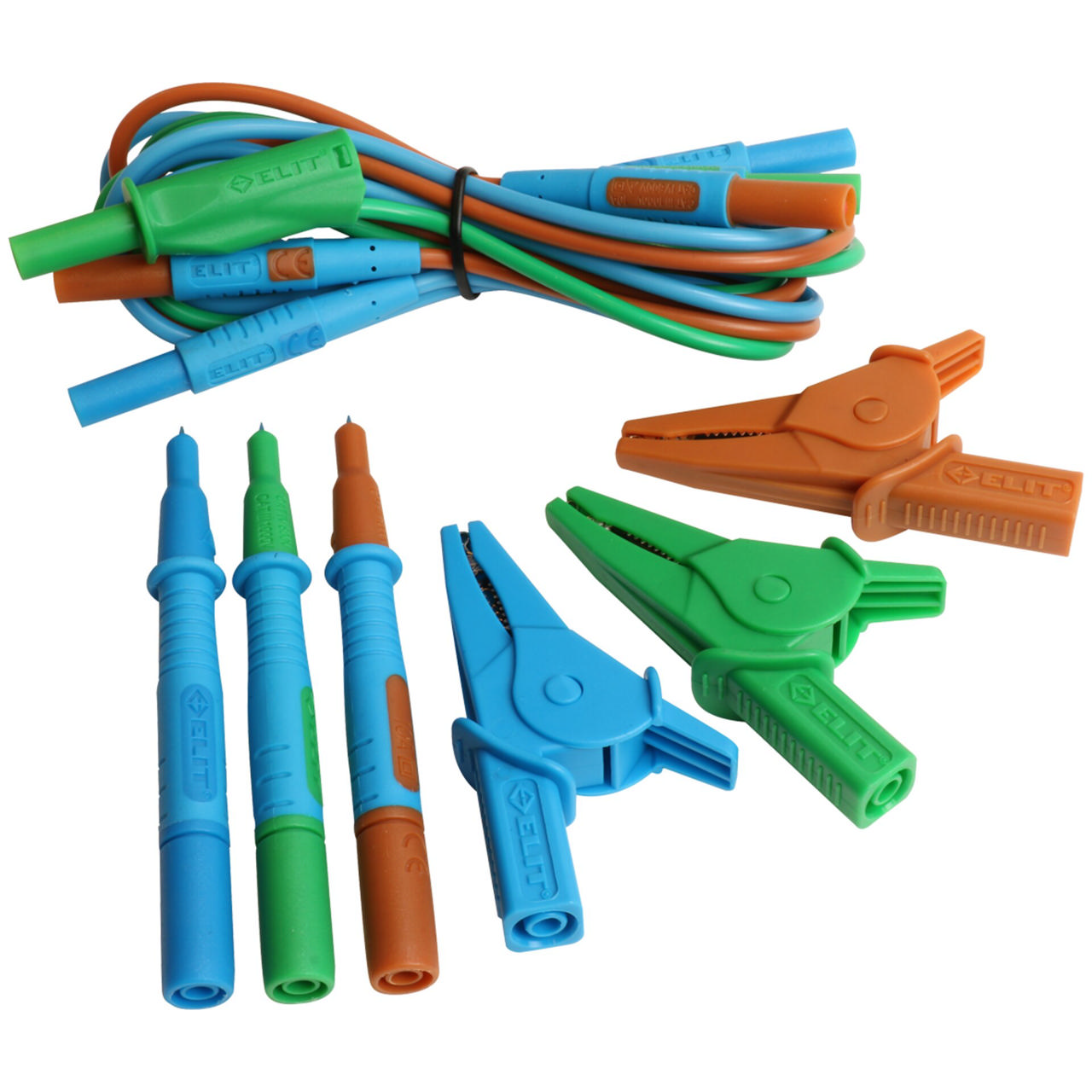 ELIT TL-100, brun/grønn/blå