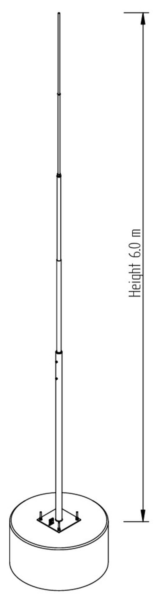 ELIT FLOF-V2A-AL-6M-BETONG2254123725
