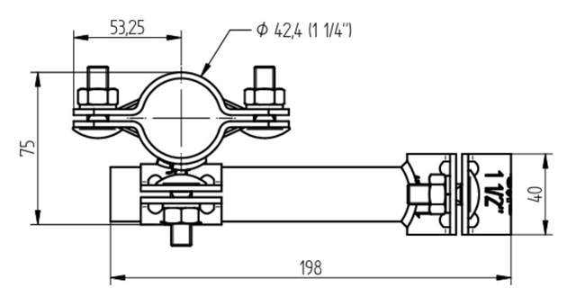 ELIT FESTE-LOF-V2A-Ø42MM