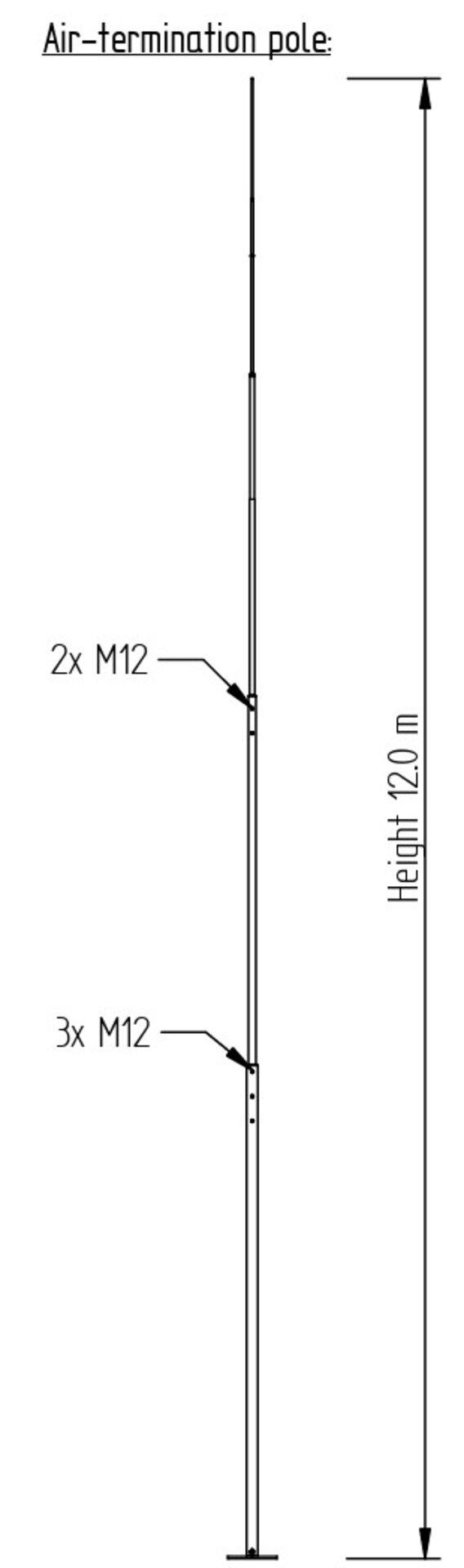 ELIT FLOF-V2A-AL-12M-BETONG2496710370