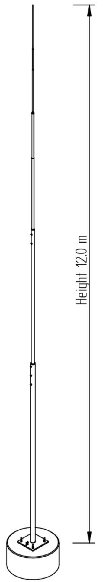 ELIT FLOF-V2A-AL-12M-BETONG4034725416