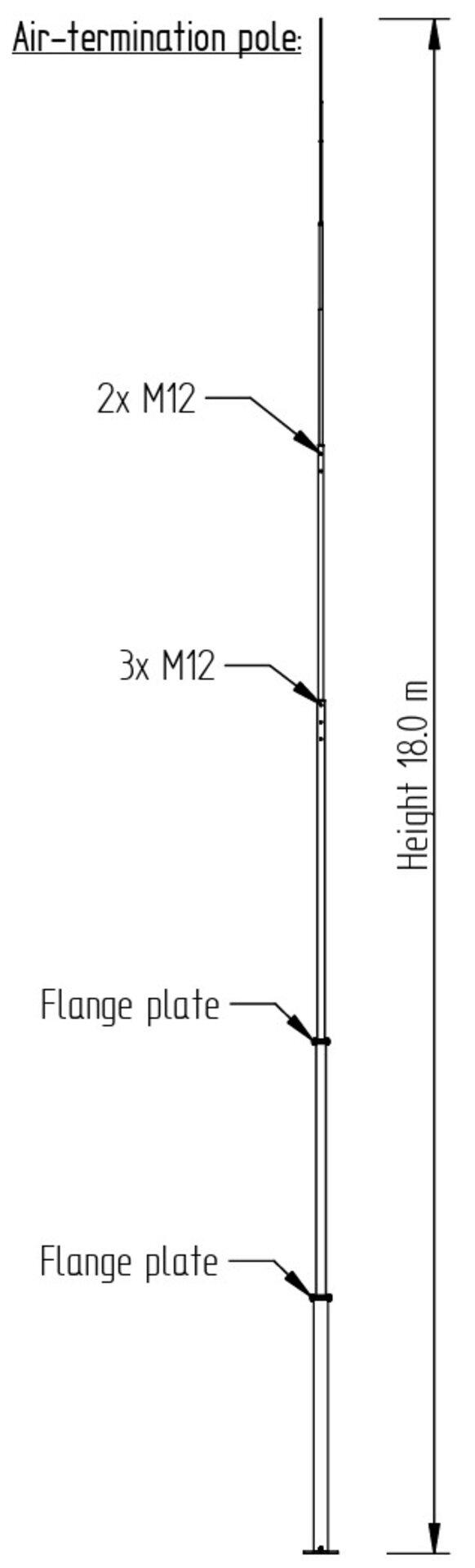 ELIT FLOF-V2A-AL-12M-BETONG4253495304