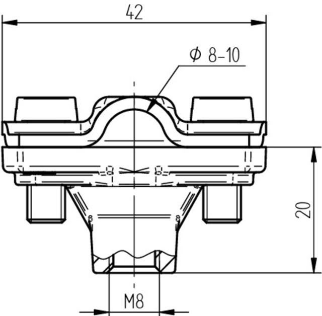 ELIT VEGG-FEST-V2A-810MM503921382