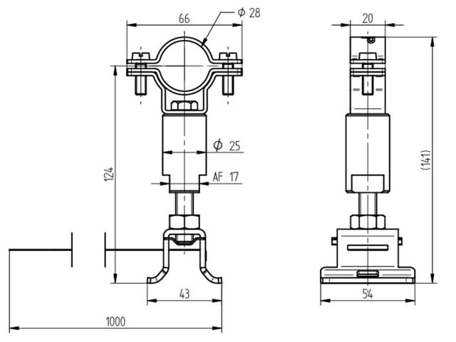 ELIT NLF-HV85-100mm-FB22mm-ø300mm-A23825821750