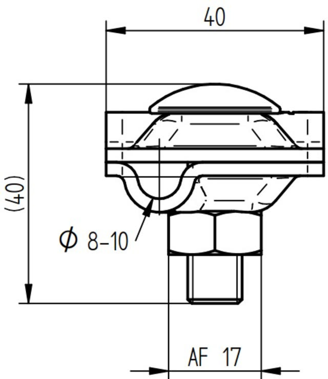 ELIT KRYSSKLEM-V2A-Ø8-10mm3394626971