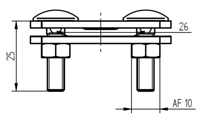 ELIT KK-FLAT-CU-25MM