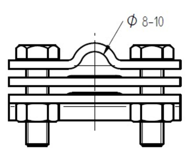 ELIT KRYSS-KLEM-V4A-Ø810MM3884796226