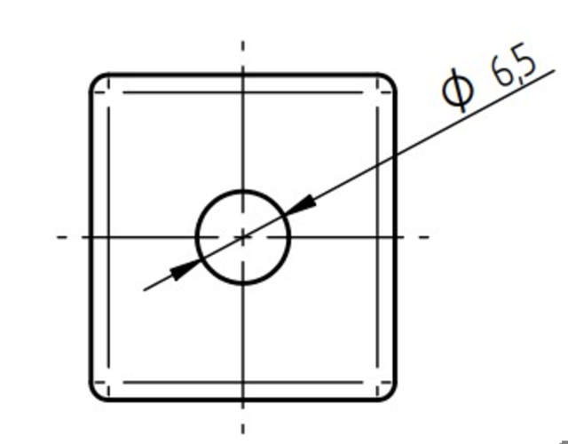 ELIT VEGG-FEST-CU-Ø8MM