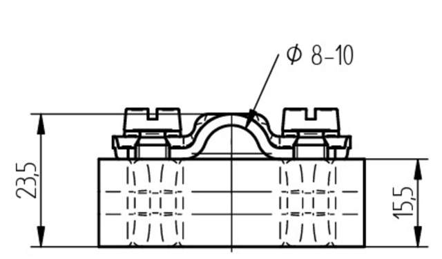 ELIT FALS-KLEM-GALV-Ø8-10mm