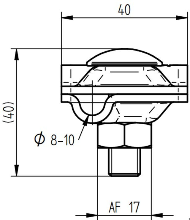 ELIT KRYSSKLEM-V2A-Ø8-10mm