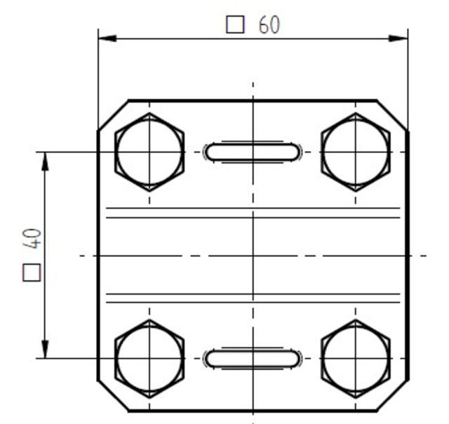 ELIT KRYSS-KLEM-V4A-Ø810MM