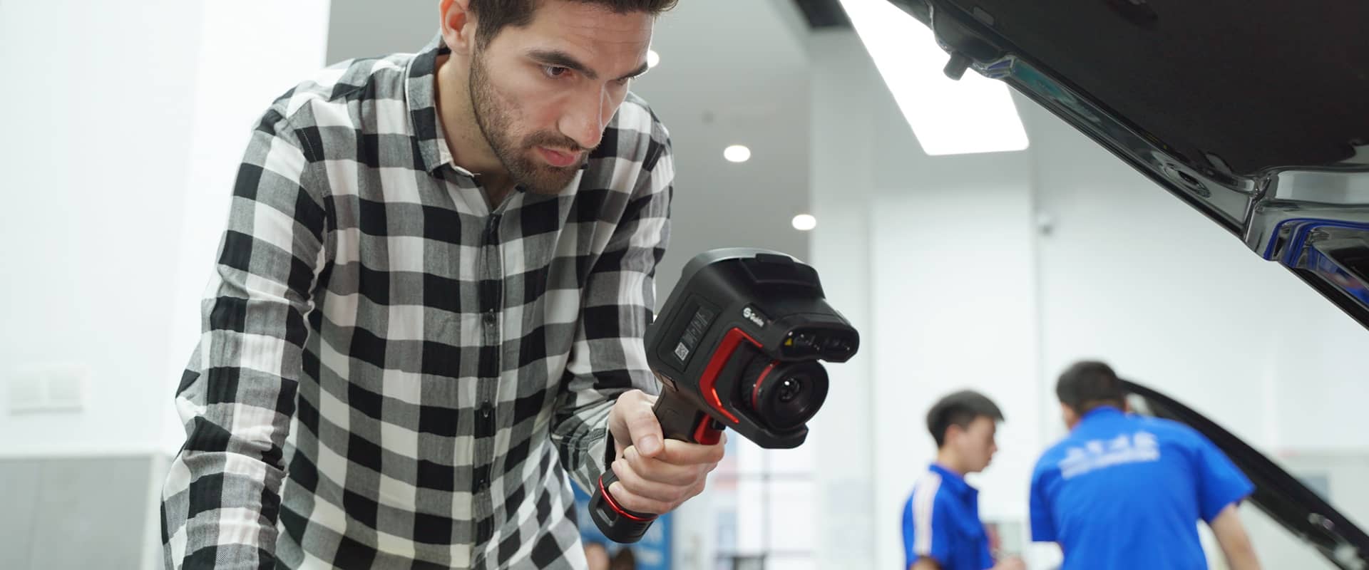 Termografikamera med to synsfelt